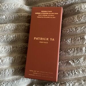 NWT Patrick Ta Double-Take Crème & Powder Blush Duo She’s That Girl